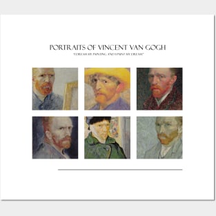 Portraits of Vincent van Gogh Posters and Art